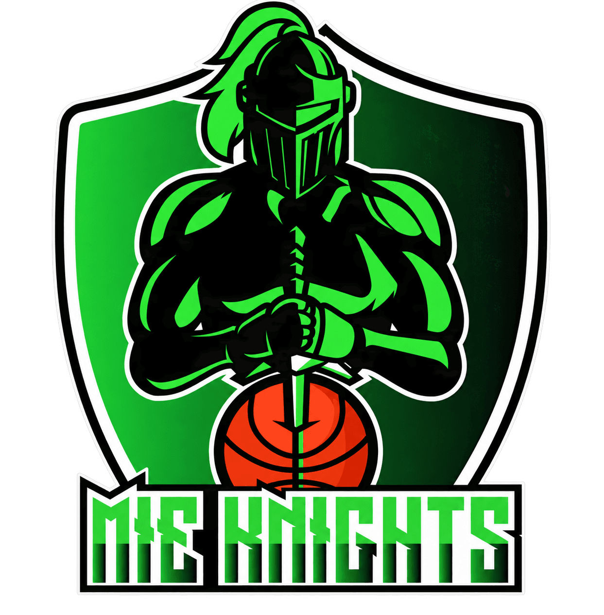 MIE Knights boys basketball logo